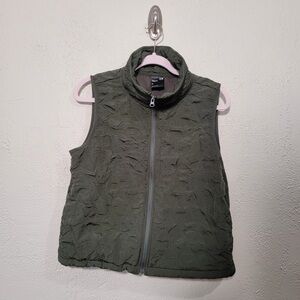 GAP Green Quilted Vest for Layering